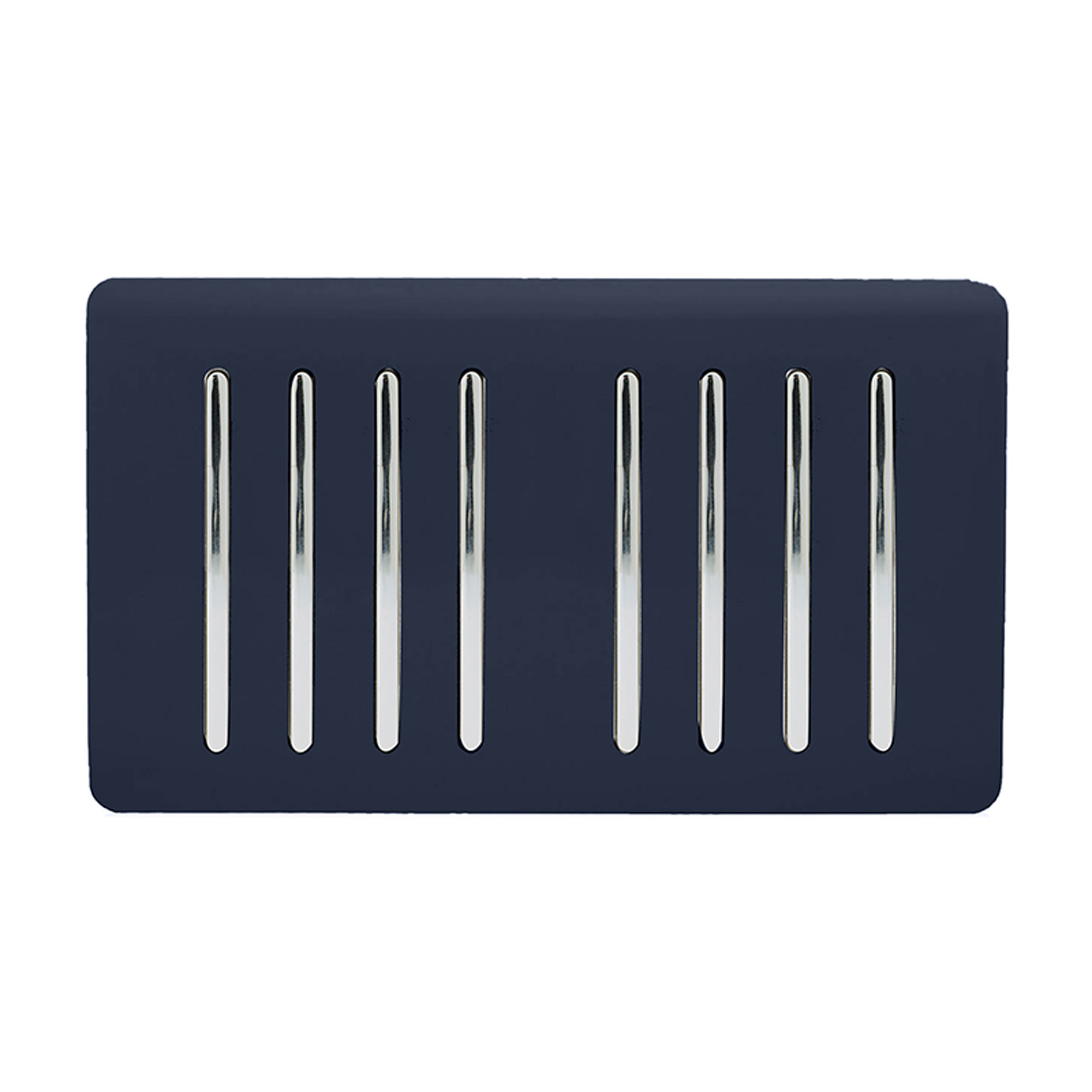 ART-SS88NV  8 Gang 2 Way 10 Amp Rocker Twin Plate Navy Blue